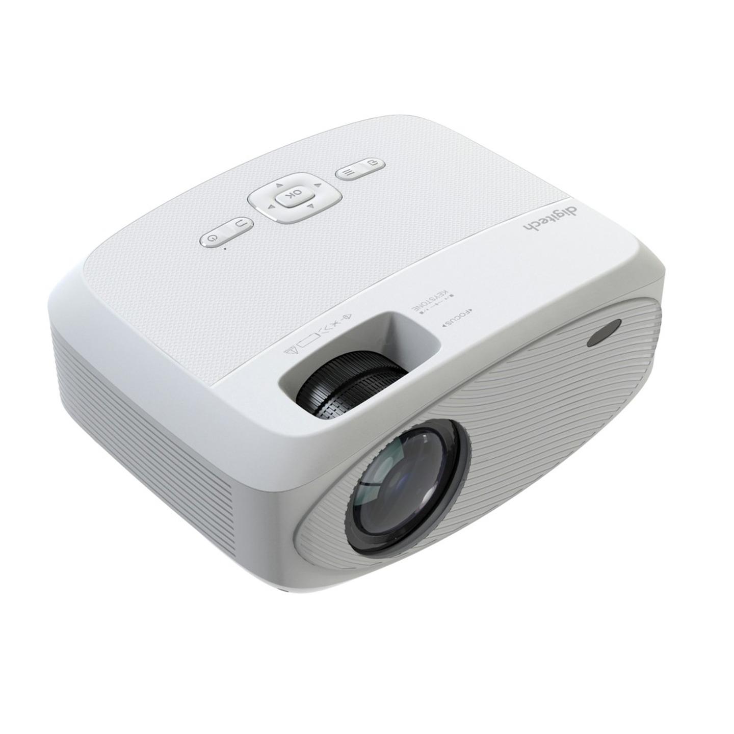 Digitech 1080p Projector with HDMI USB SD and AV Inputs with Built-in Speakers