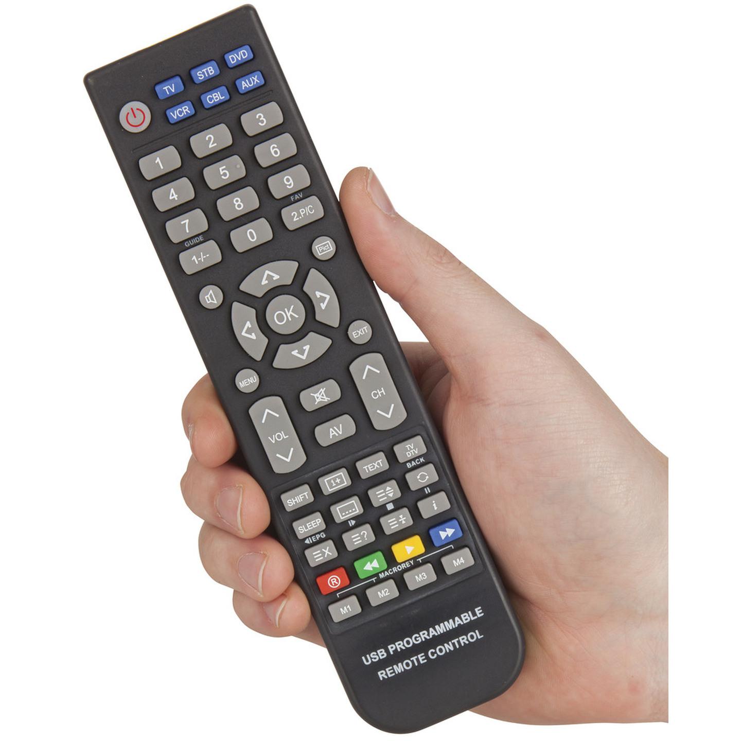 6 in 1 USB Programmable Universal Remote Control