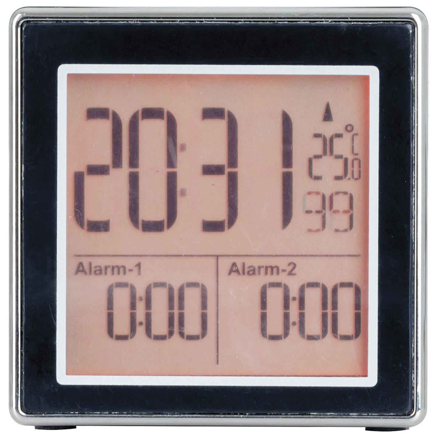 Silent Dual Alarm Clock with Vibration Wrist Belt