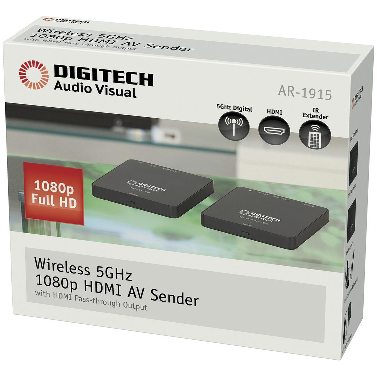 Wireless 5.8GHz 1080p HDMI AV Sender/Receiver Kit