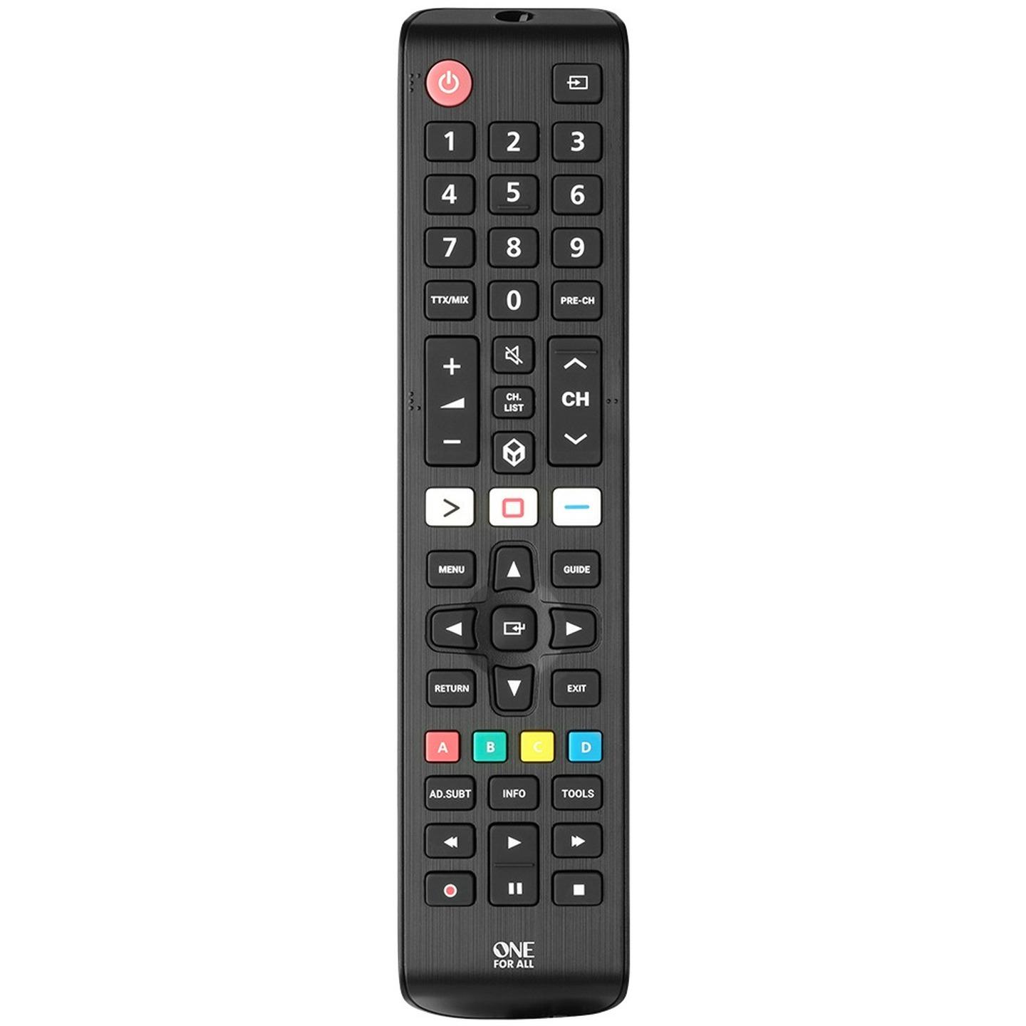 One for all Remote to Suit Panasonic TV with NET-TV