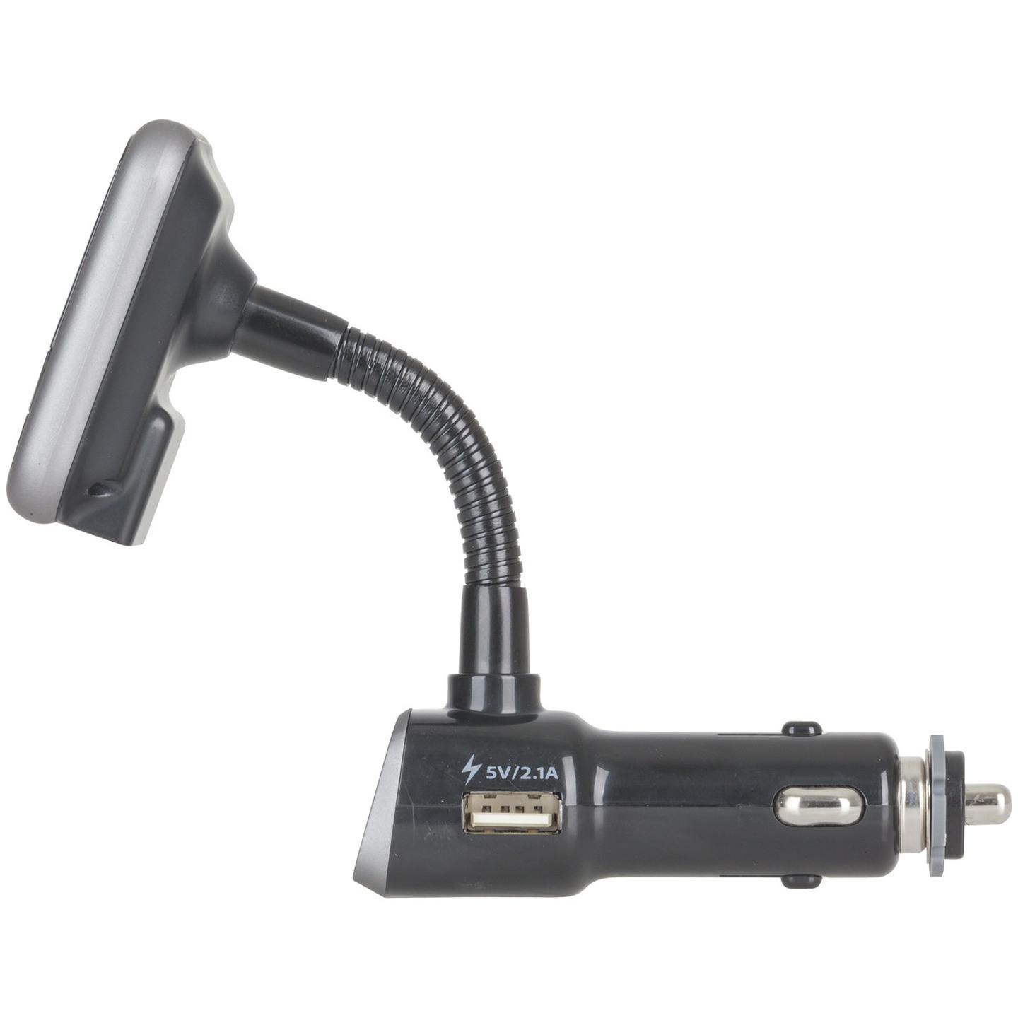 Bluetooth Handsfree with FM Transmitter and USB Charge Port