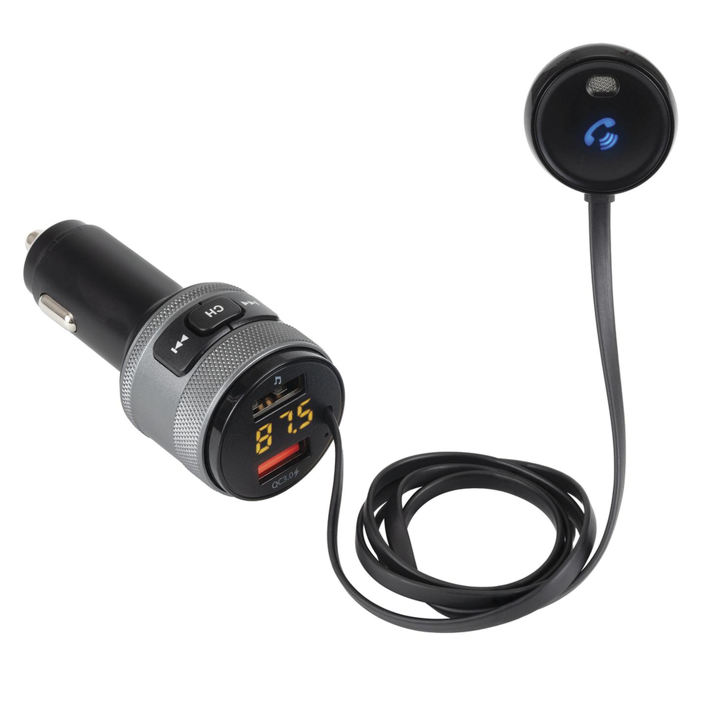 Digitech FM Transmitter with Bluetooth Technology USB and Microphone Extension