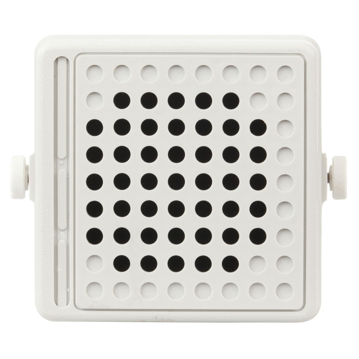 4 Inch White Communications Speaker Box - 8 Watts Weatherproof Mylar