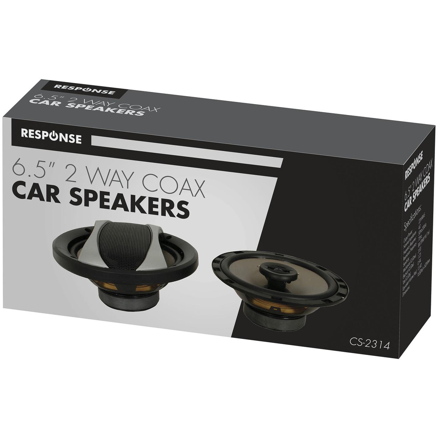 Response 6.5 Inch Coax 2 Way Car Speaker