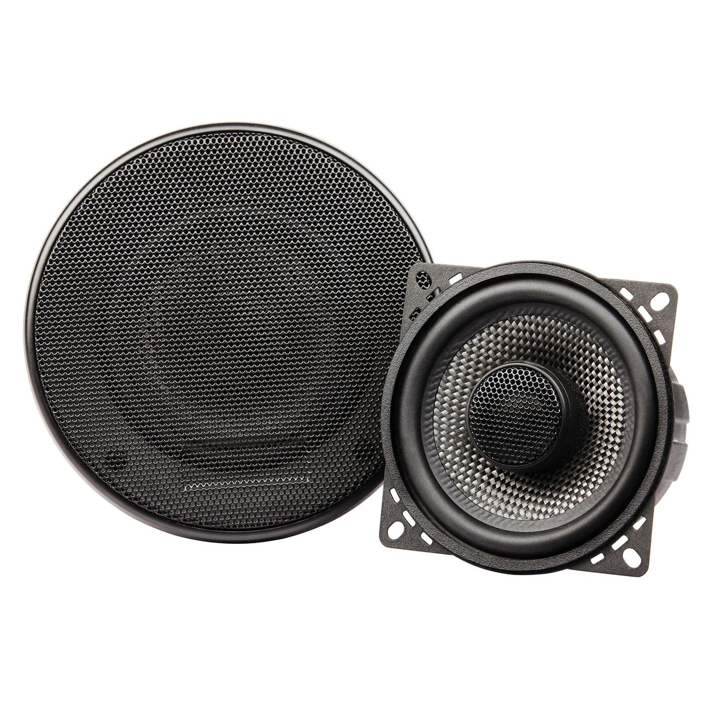 4 Inch Coaxial speakers with Silk Dome Tweeter made with Kevlar