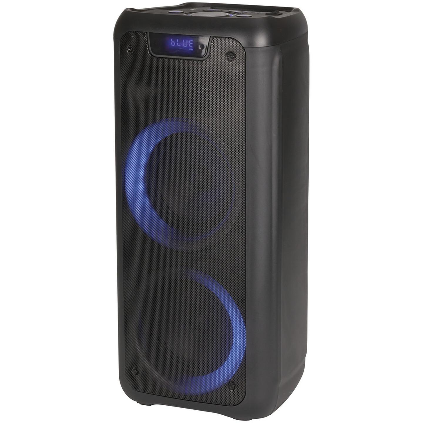Dual 6.5 Rechargeable PA Speaker with LED