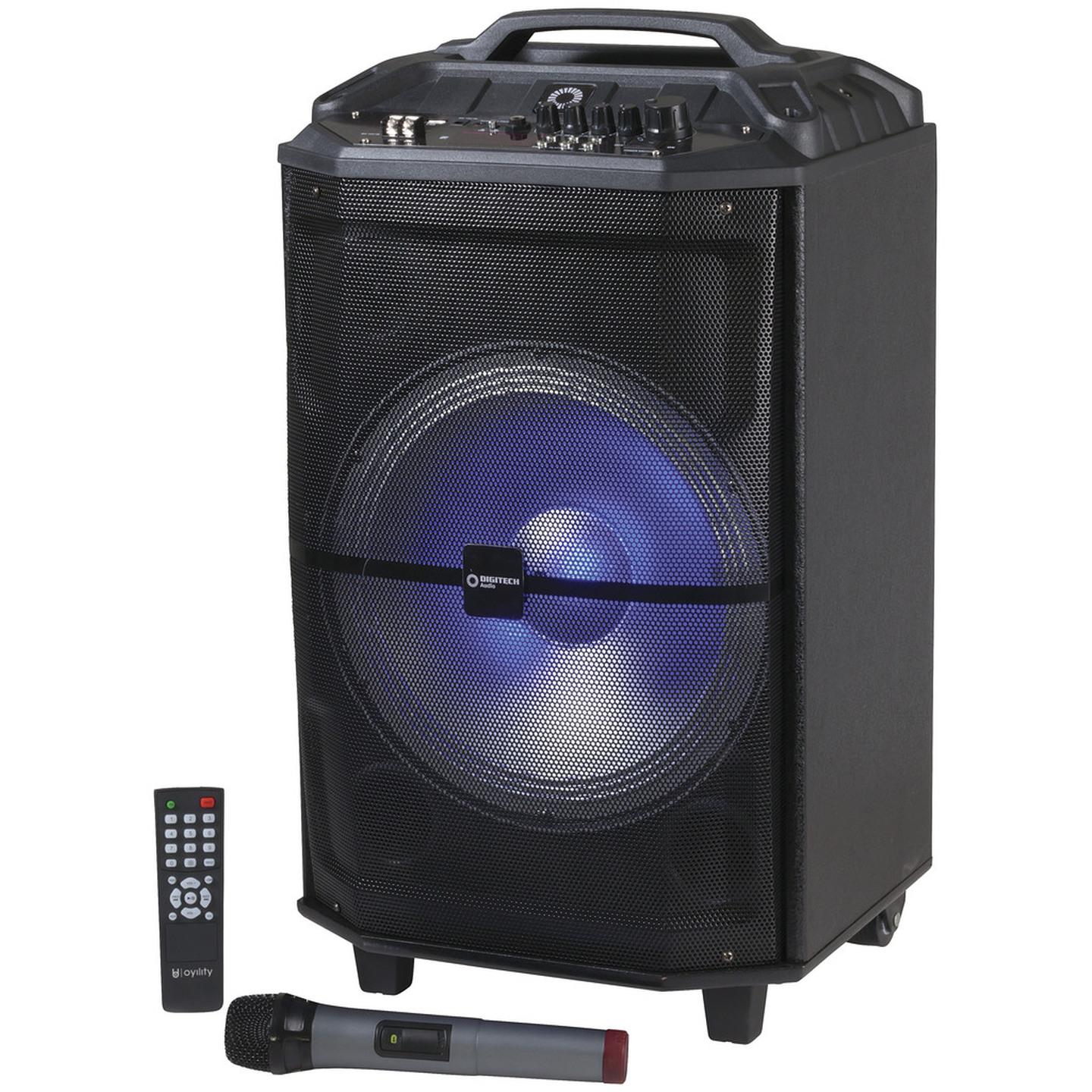 Rechargeable 12 PA System with Wireless UHF Microphone