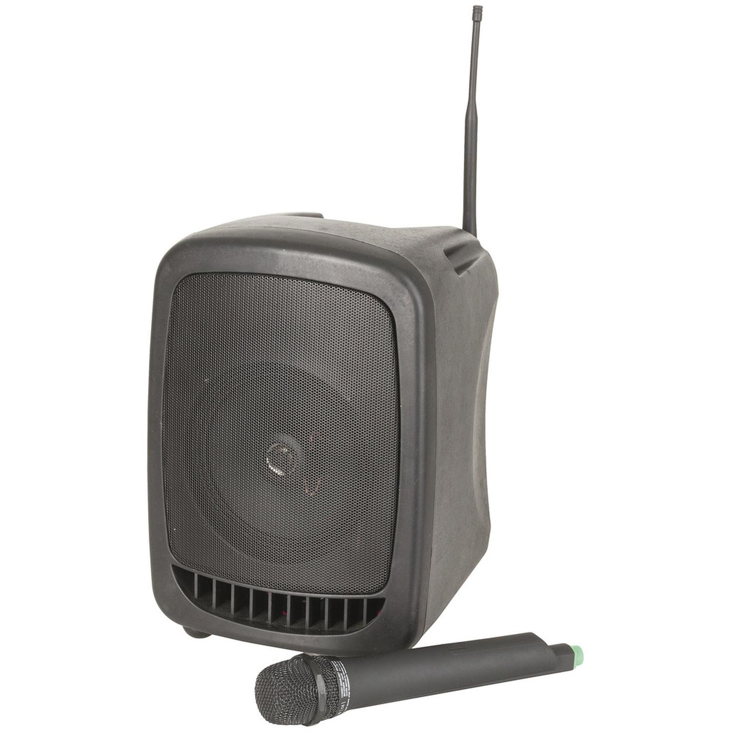 Rechargeable 6.5 PA Speaker with UHF Microphone
