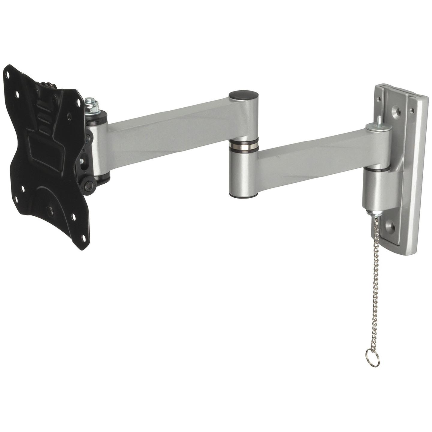 13-42 Inch LCD Monitor Swing Arm Wall Bracket with 2 Slide In Locking Plates