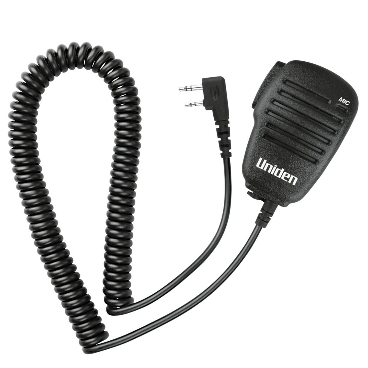 Uniden Speaker Microphone to suit the models UH810S / UH820S / UH835S and UH850S UHF Handheld Radios