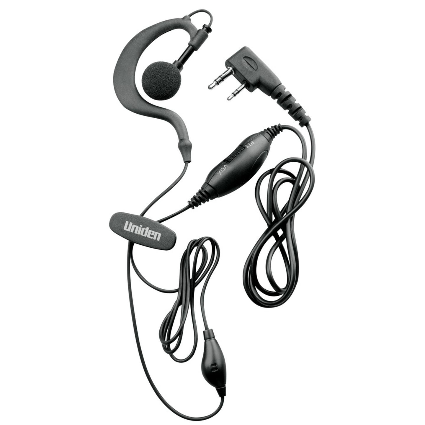 Uniden Earpiece Microphone to suit models UH810S / UH820S / UH835S and UH850S UHF Handheld Radios