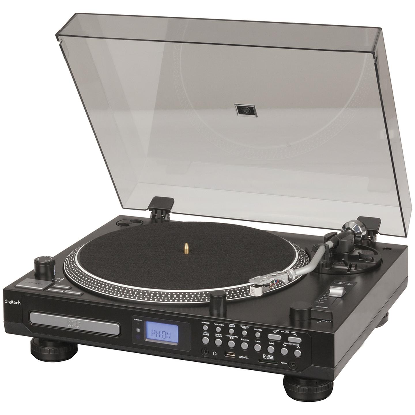 Turntable with CD Player & USB/SD 