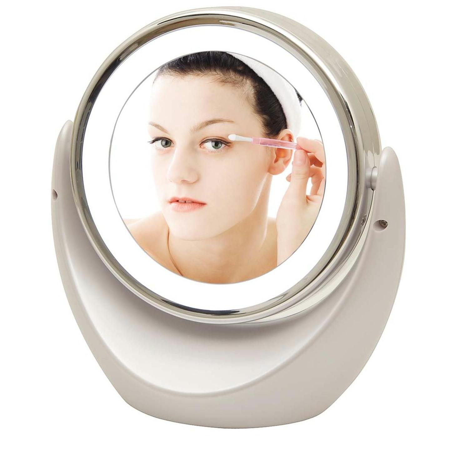 Dual Sided Magnifying Makeup Mirror