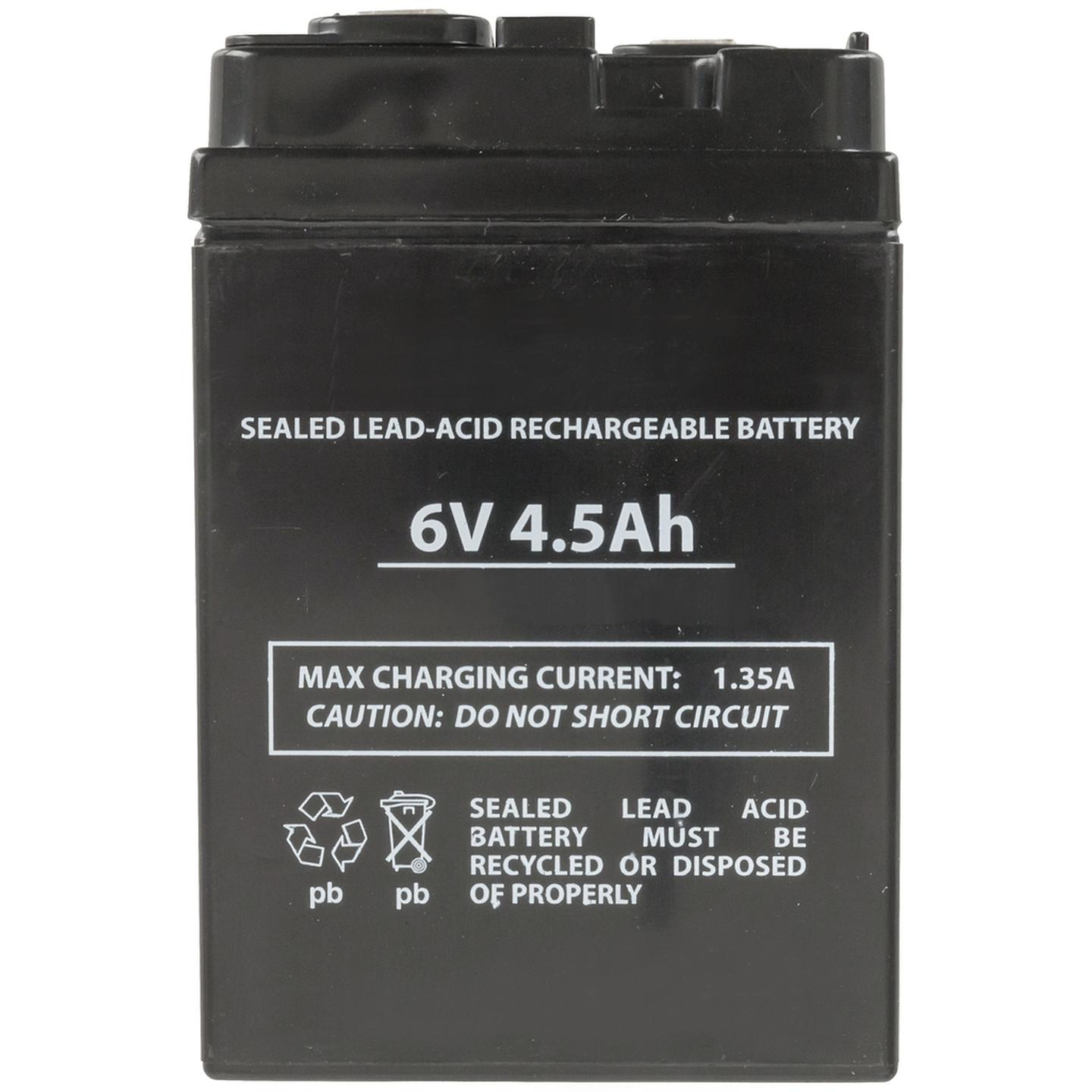 6 Volt 4.5Ah Battery to suit Rechargeable Fans