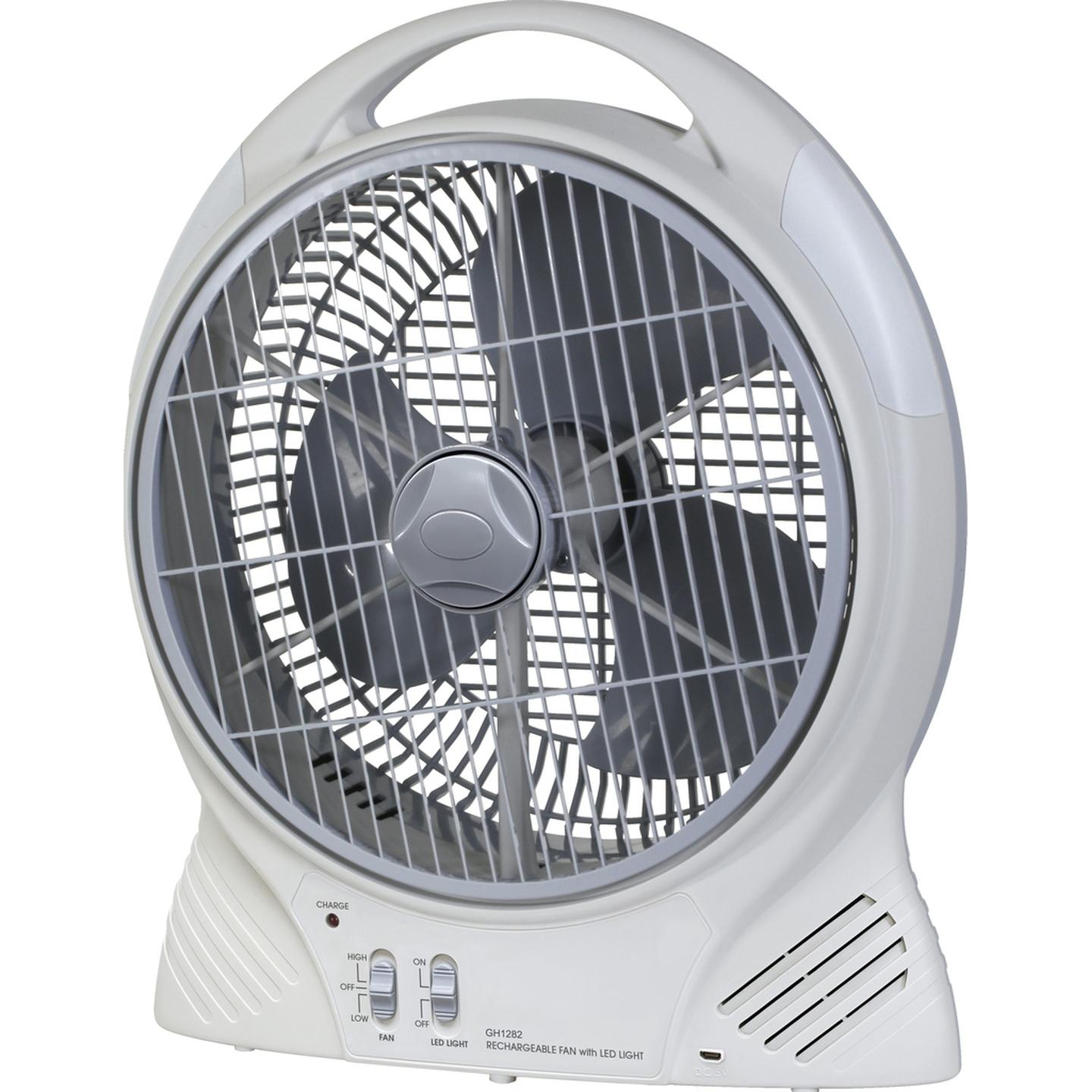 Rechargeable 10 Inch Electric Fan