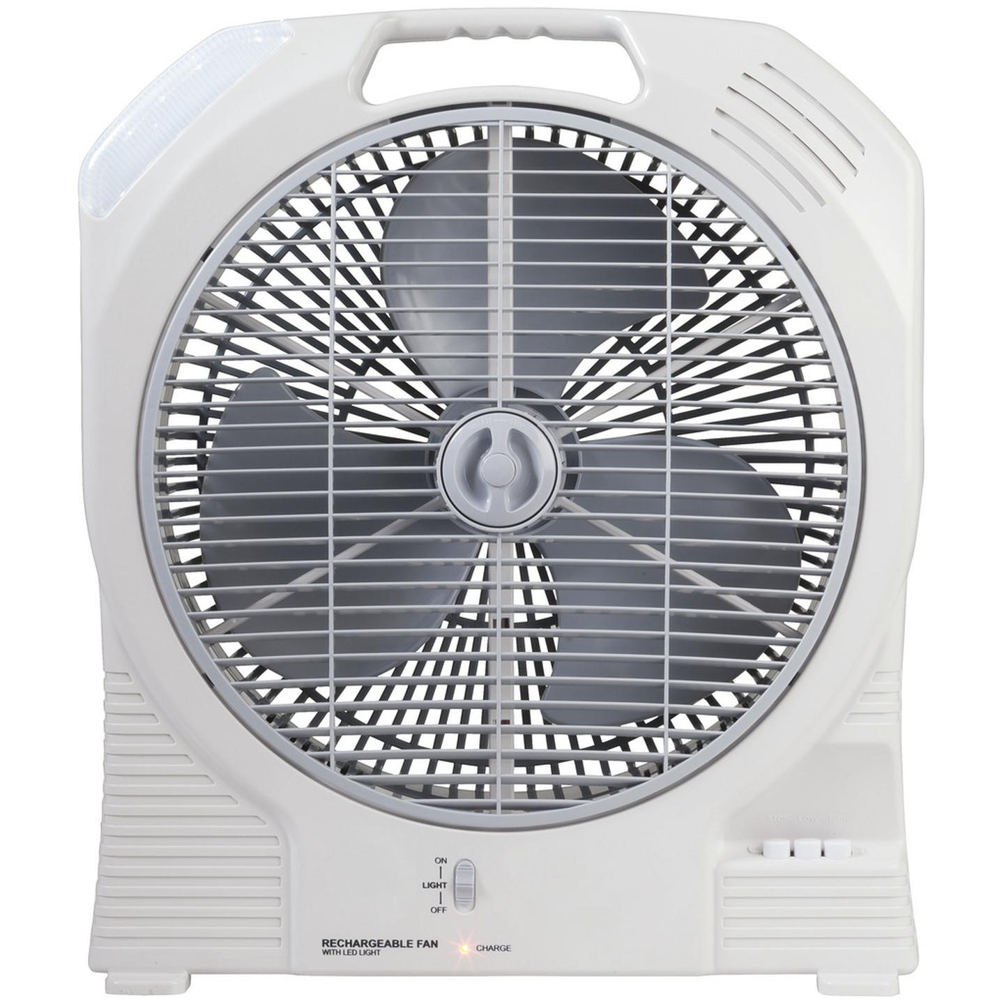 Katabat 14 Inch AC/12VDC Rechargeable Oscillating Fan