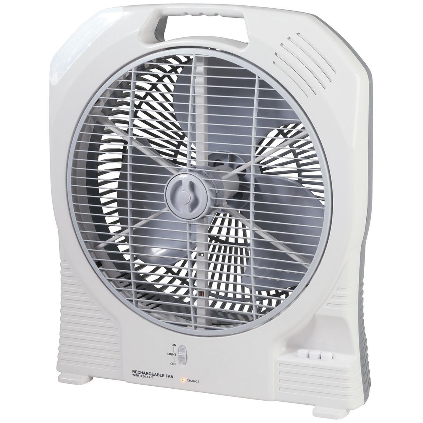 Katabat 14 Inch AC/12VDC Rechargeable Oscillating Fan