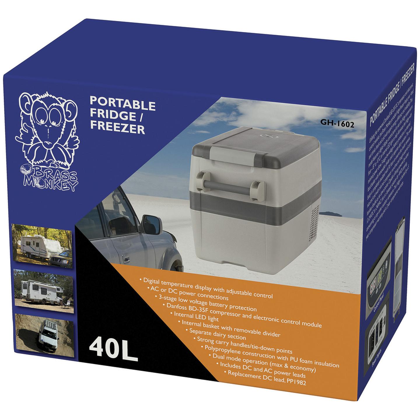 Powertech Portable 40L Fridge/Freezer