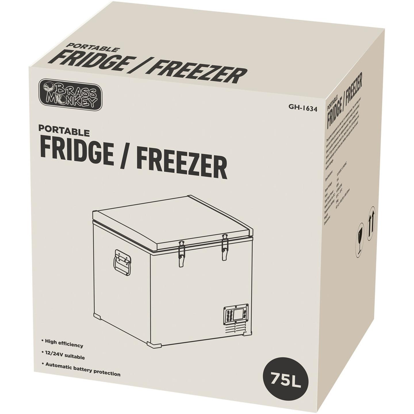 75L Brass Monkey Portable Fridge or Freezer