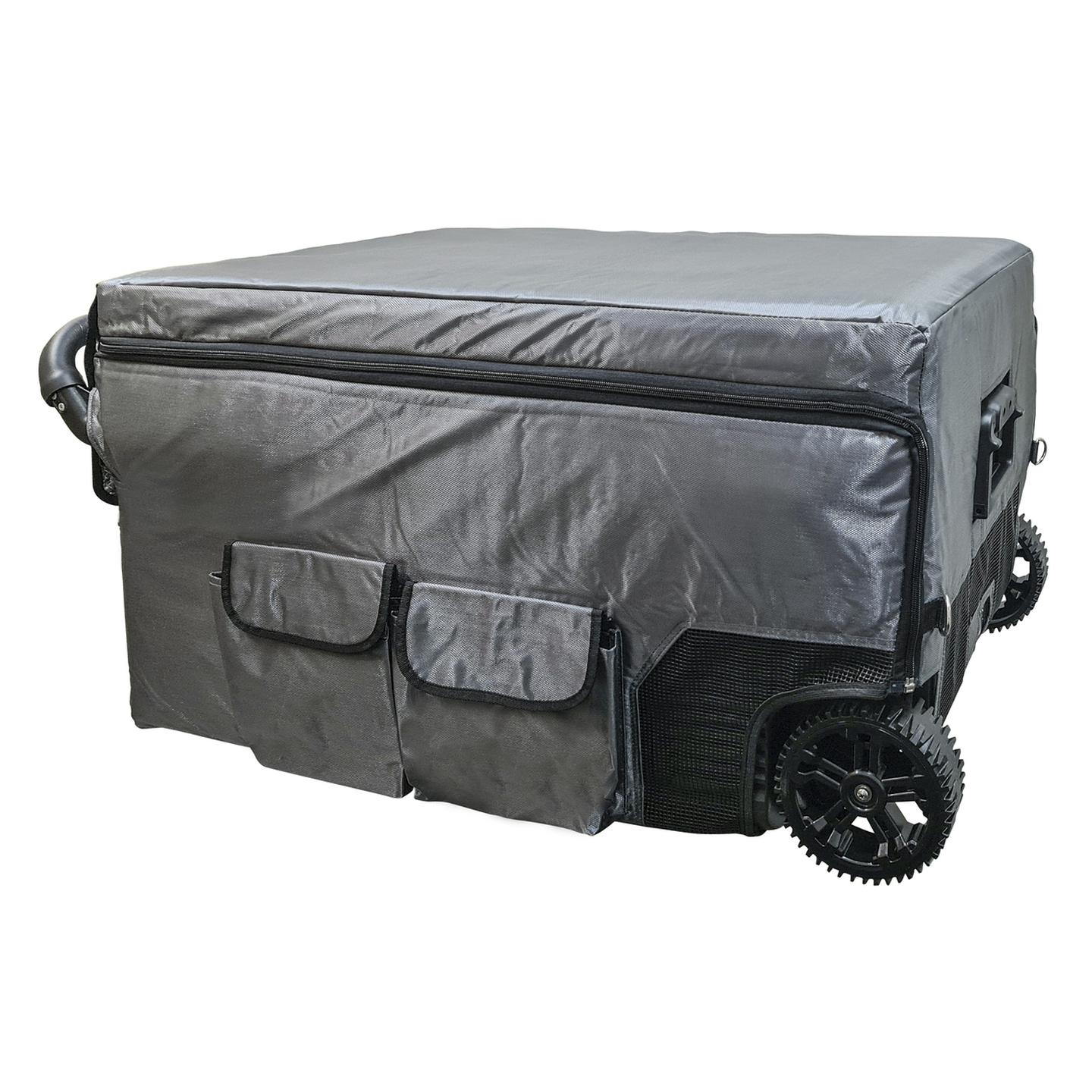 Grey Insulated Cover for 75L Brass Monkey Portable Fridge/Freezer with Wheels