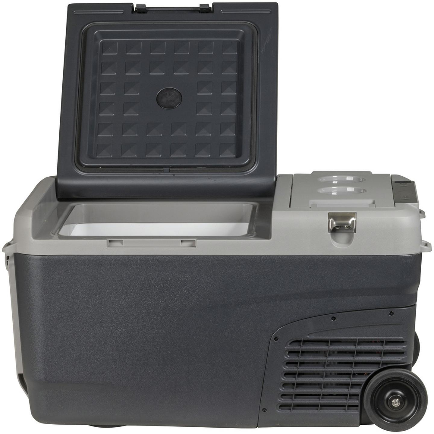 25L Brass Monkey Portable Fridge/Freezer with Wheels and Dual Battery Compartment GH2028