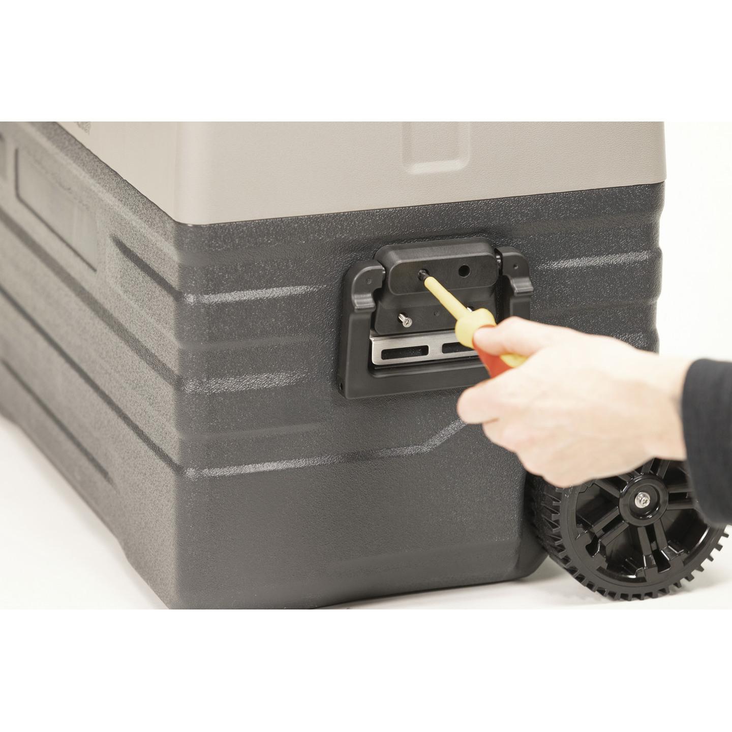 42L Brass Monkey Ultra-Portable Fridge/Freezer with Wheels and Battery Compartment