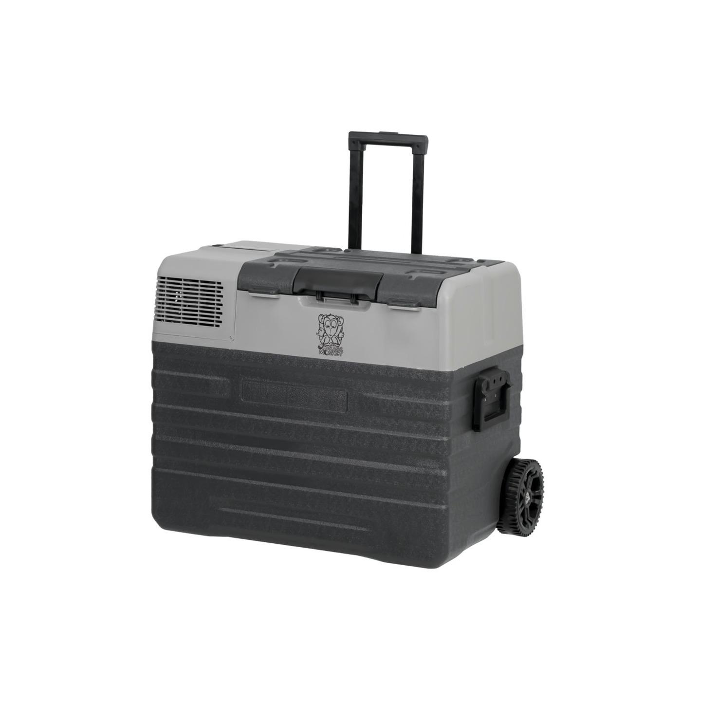 42L Brass Monkey Ultra-Portable Fridge/Freezer with Wheels and Battery Compartment
