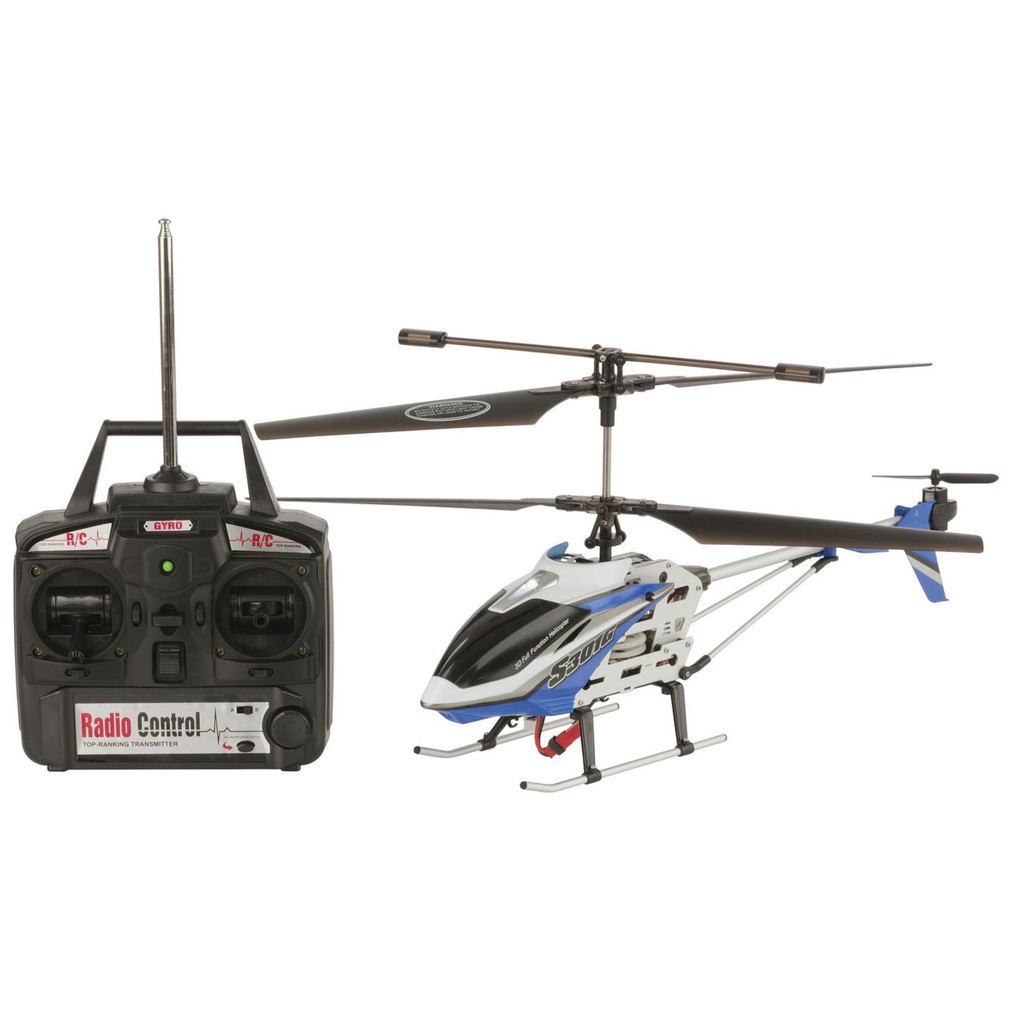 3 Channel Double Blade RC Helicopter with Gyroscope S301G