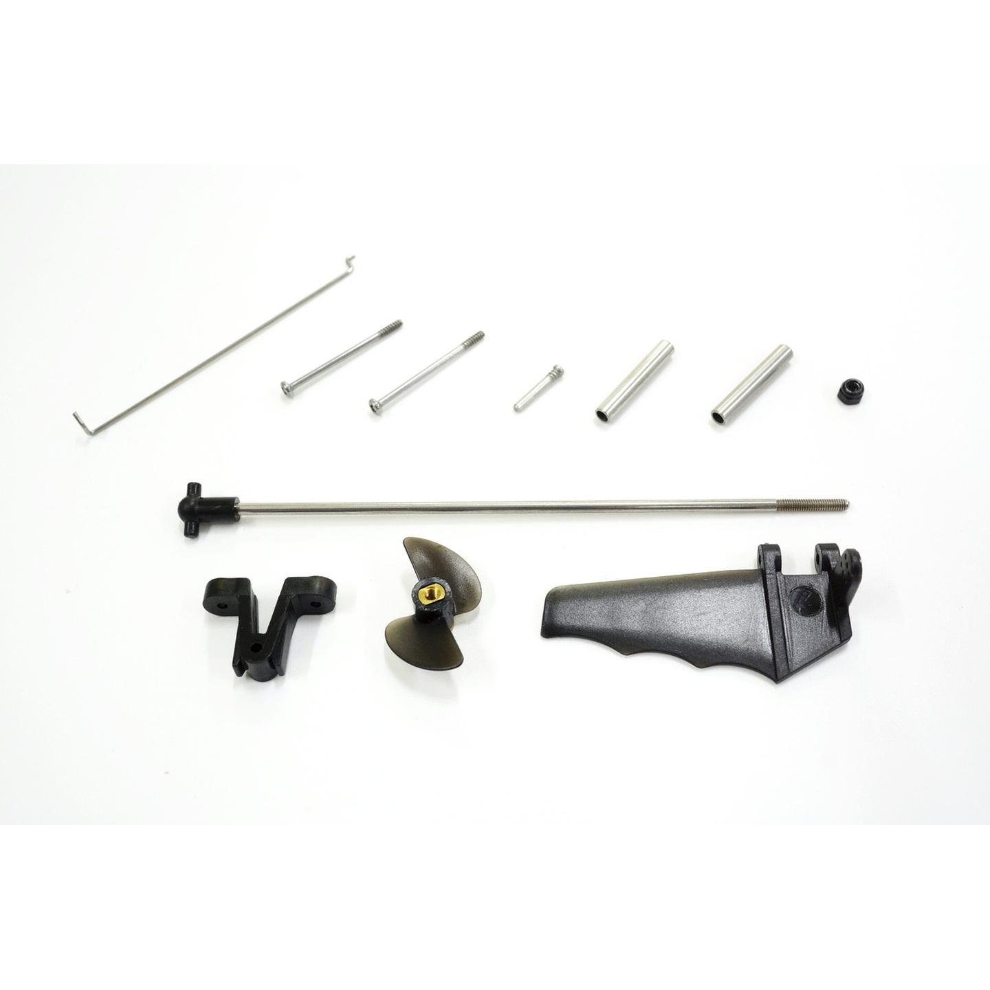 Spare Rudder Pipe and Propeller Kit to Suit GT3615 Racing Boat