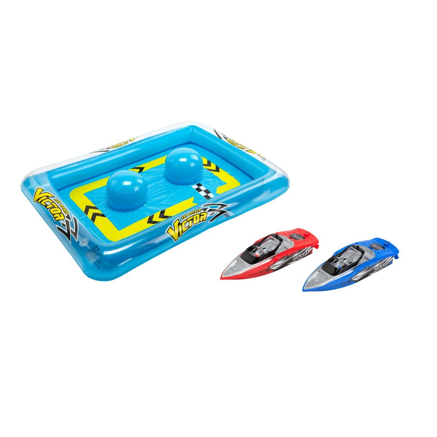 1:58 R/C Boat Twin Pack with Inflatable Pool