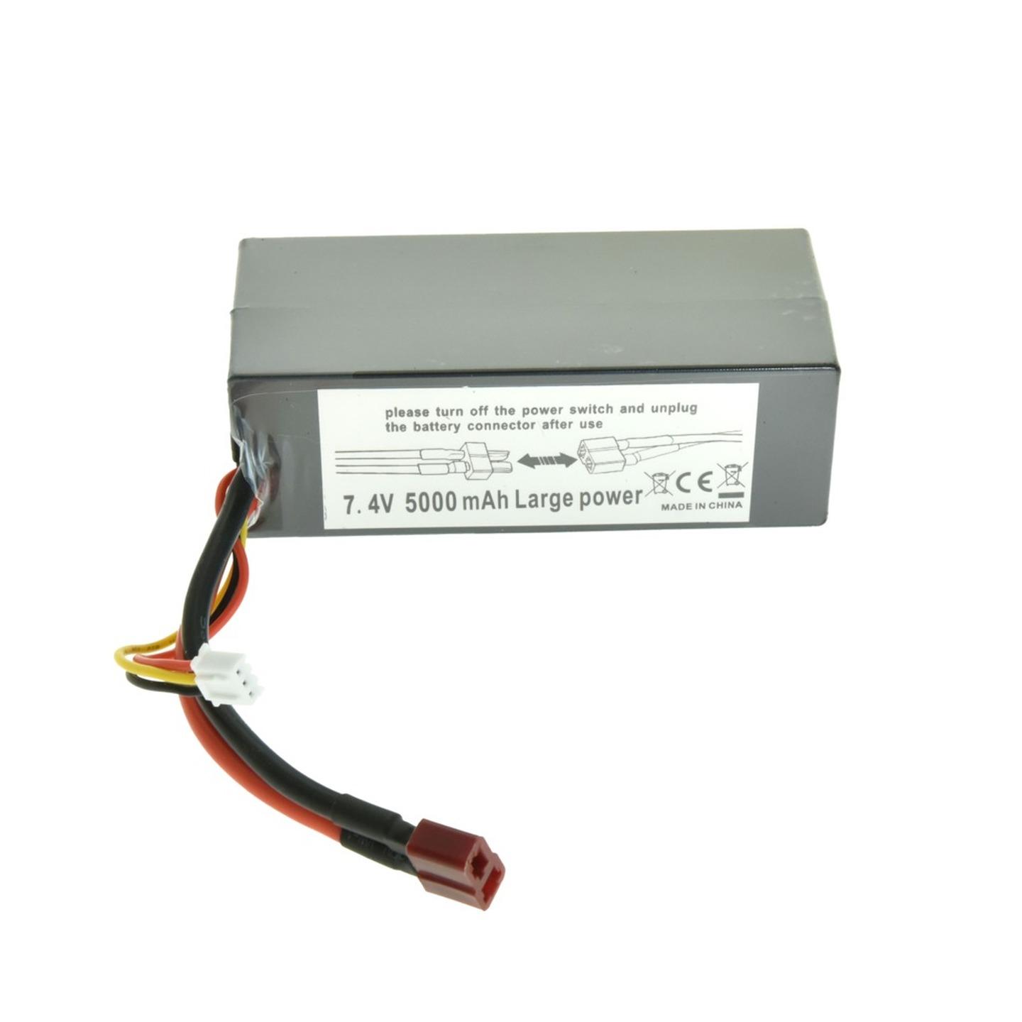 Spare 7.4V 5000mAh Battery to Suit GT4800 R/C Car