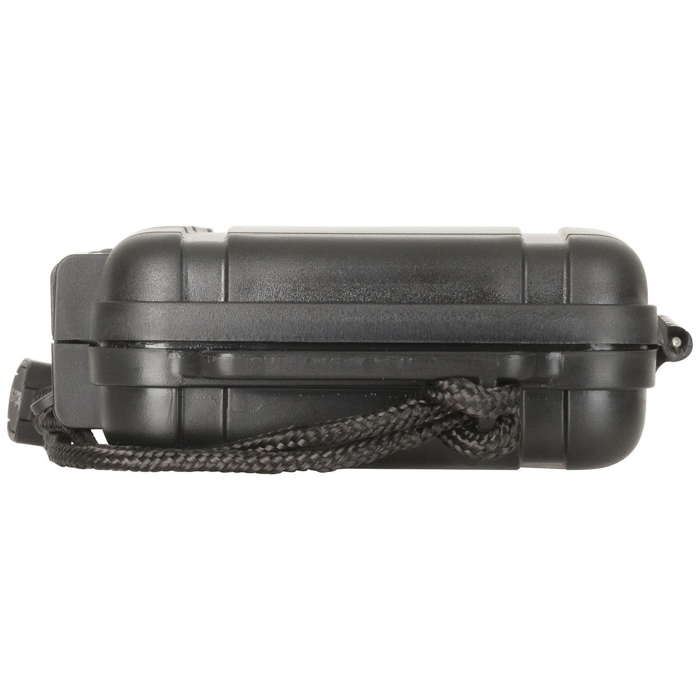 Black Waterproof ABS Plastic Case - 182 x 120 x 42mm