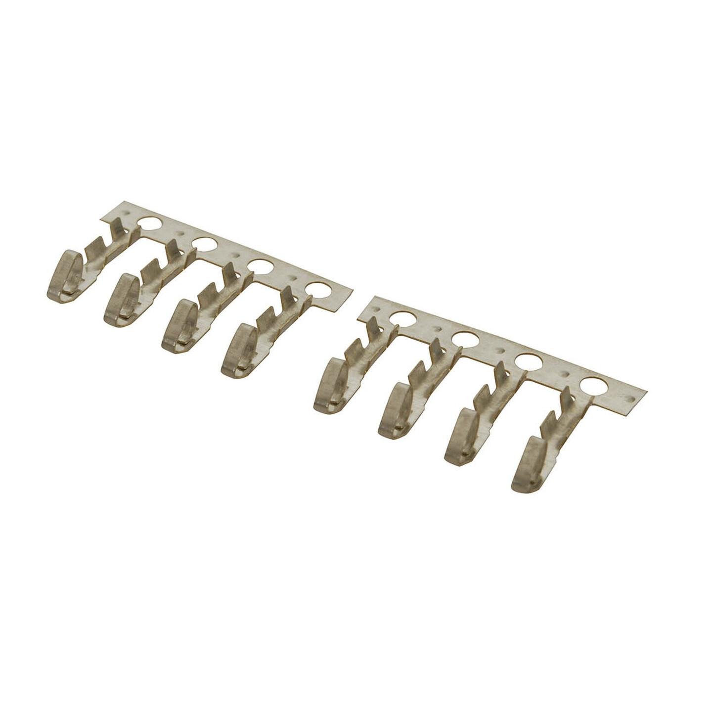 8 Pin 0.1in Header with Crimp Pins - 2.54mm Pitch
