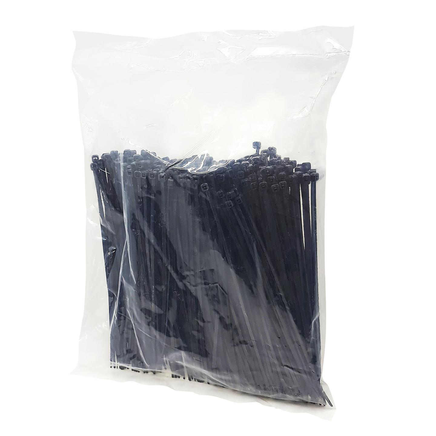 200mm Black Cable Ties - Pack of 500