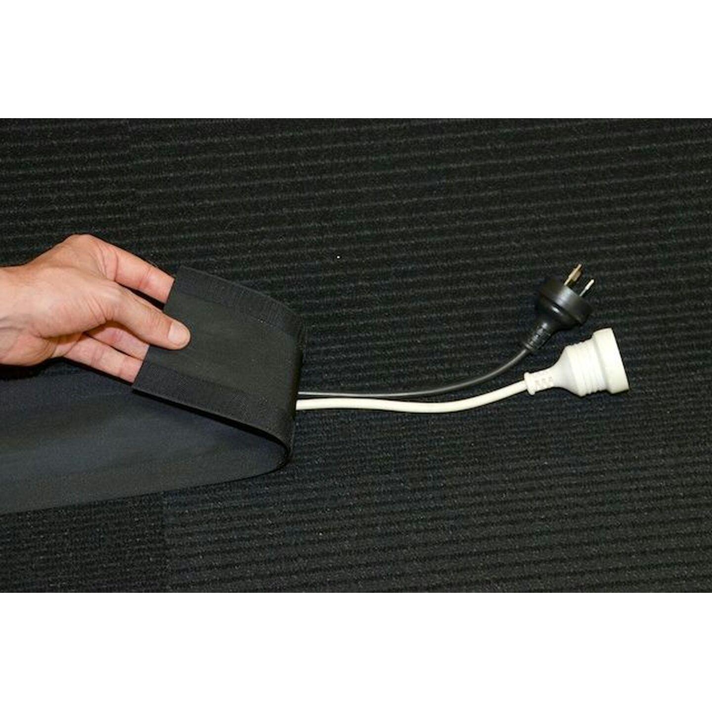 Secure Cord Cable Cover Black - 5m Roll