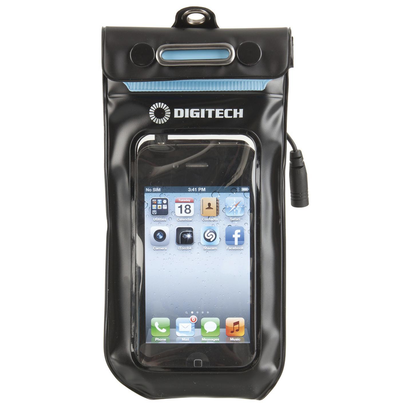 Waterproof Smartphone Pouch with Armband and Headphones