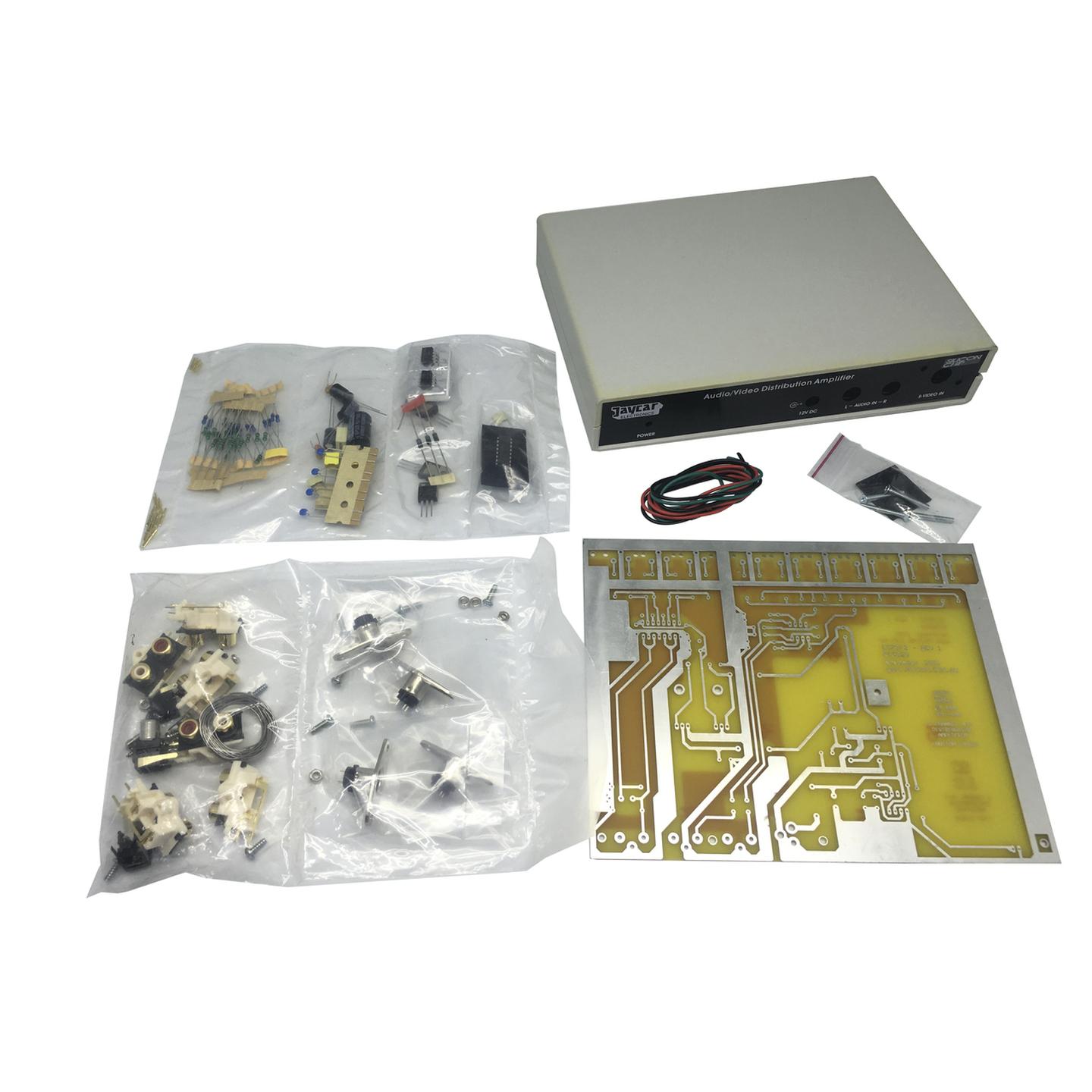 Low Cost S-Video/Audio Distribution Amplifier Kit Back Catalogue