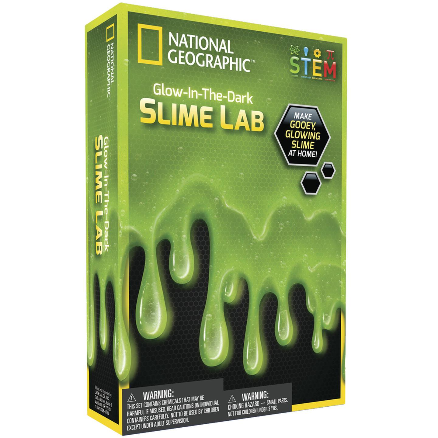 Science Kit - Glow in the dark green slime