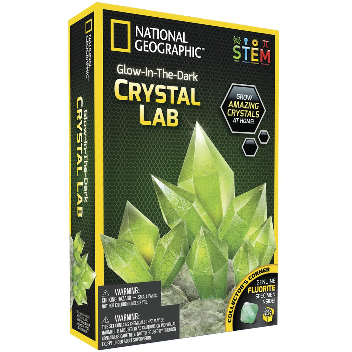 Science Kit - Glow In the Dark Crystal Green