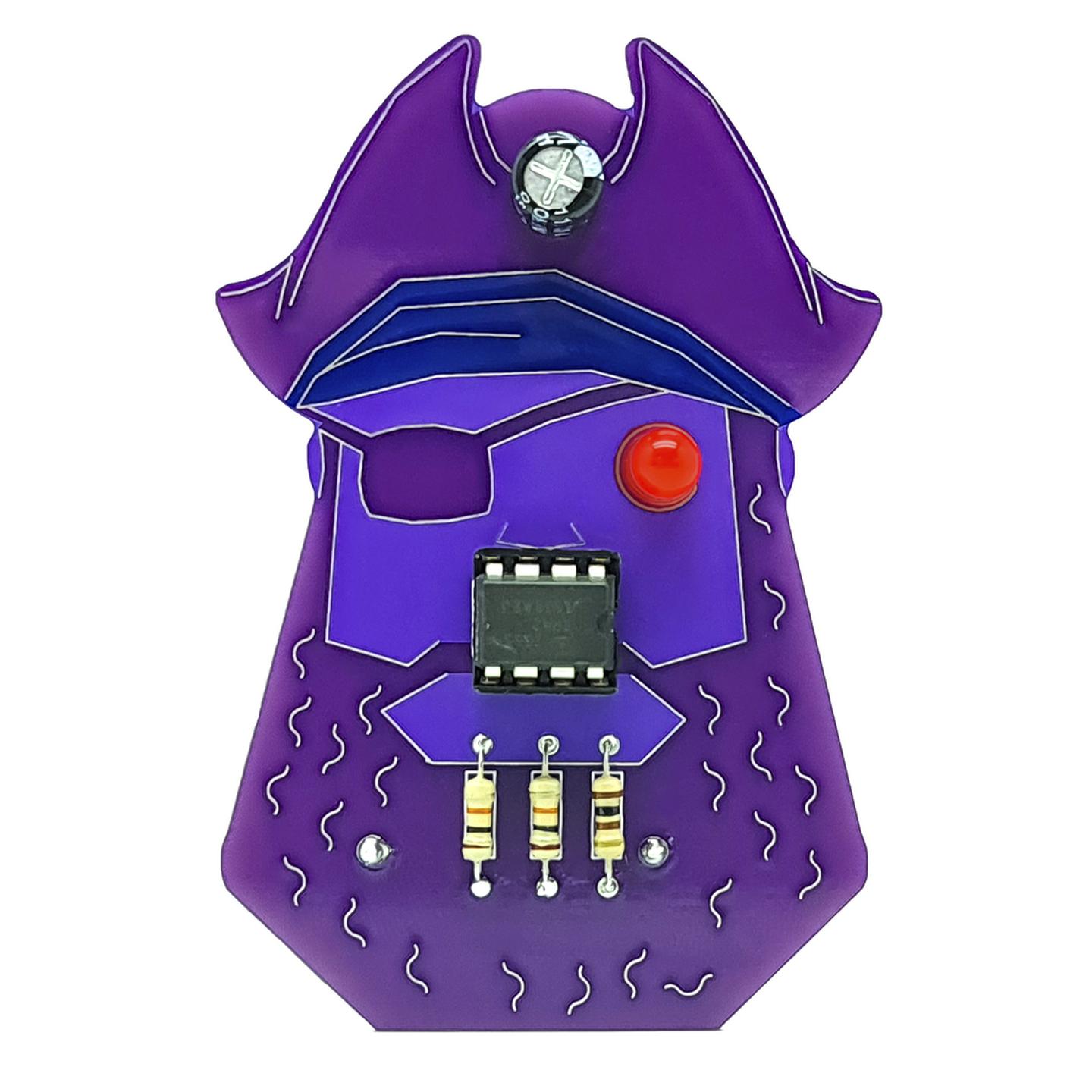 Build a Pirate Badge with Flashing LEDs - Learn to Solder Kit
