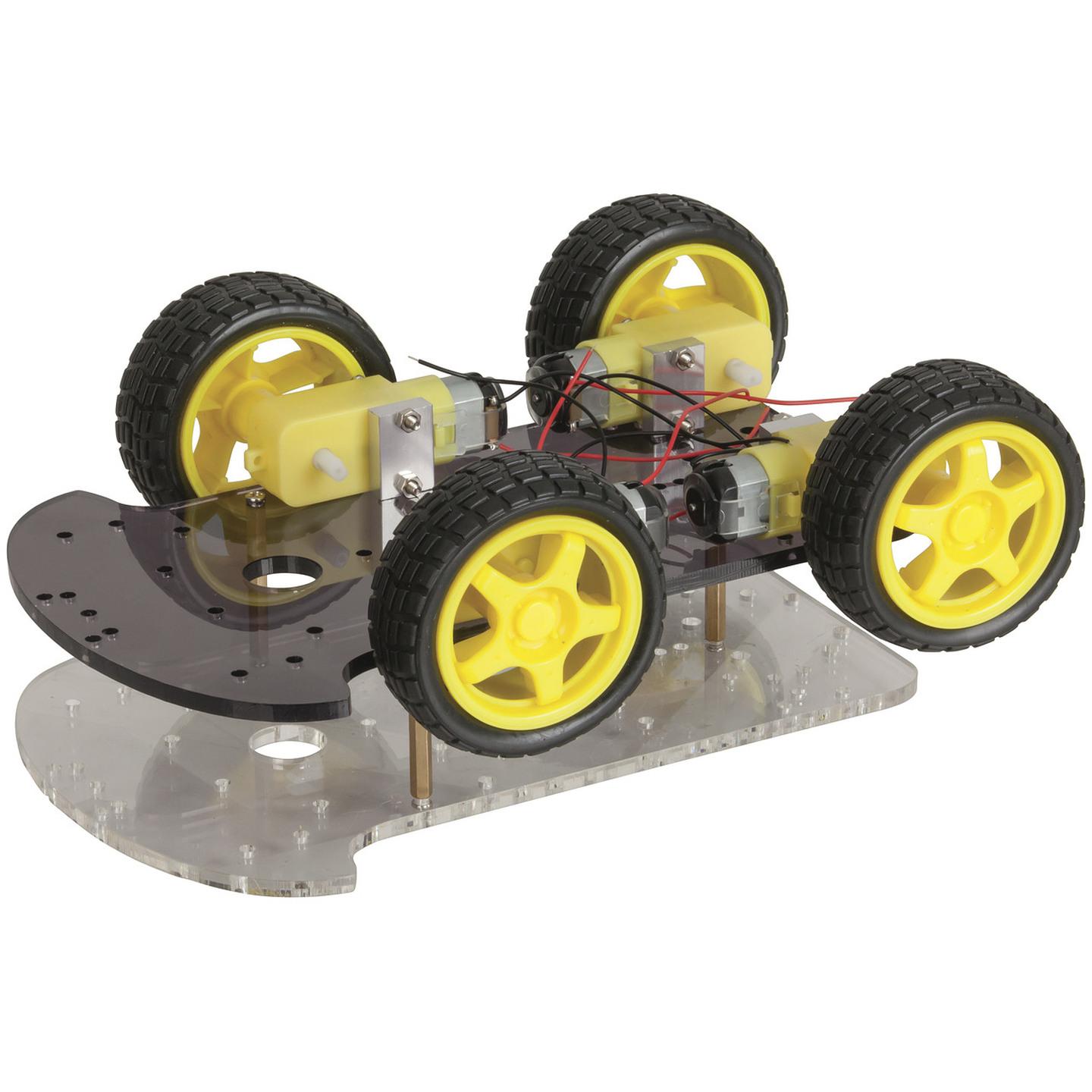 4 Wheel Drive Motor Chassis Robotics Kit