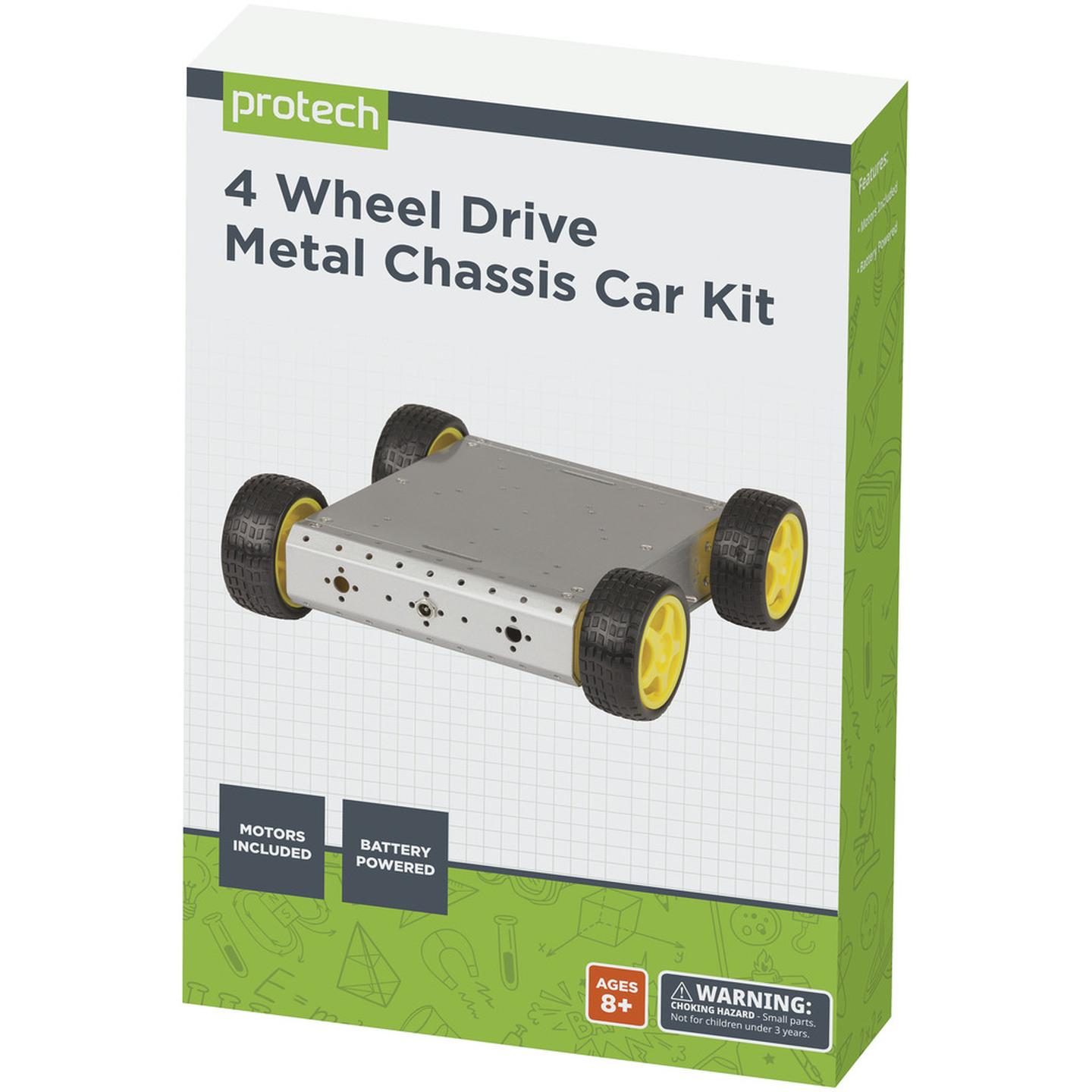 4 Wheel Drive Metal Chassis Car Kit