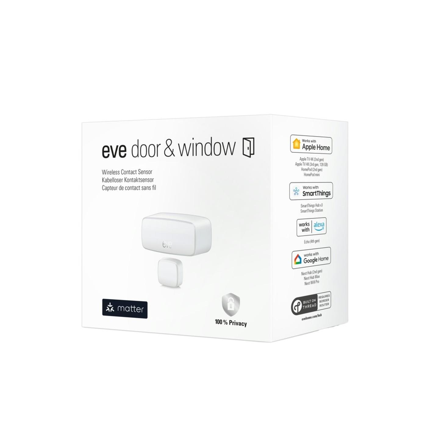 Eve Door and Window Smart contact detector Matter