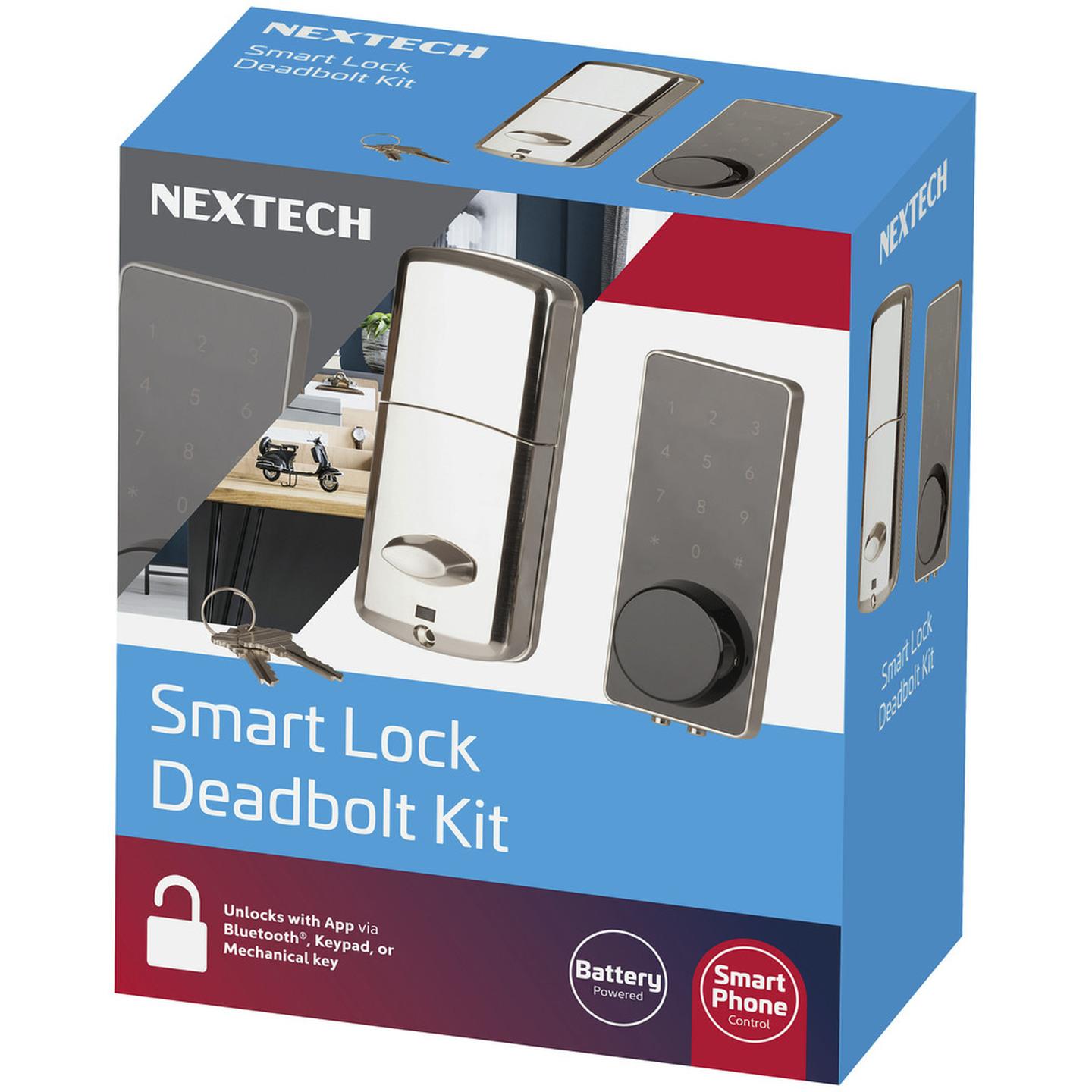 Smart Lock Deadbolt Kit with Bluetooth Technology
