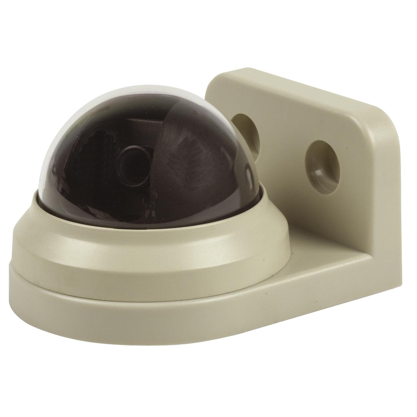 Plastic Dummy Dome Camera with L Type Bracket - Beige