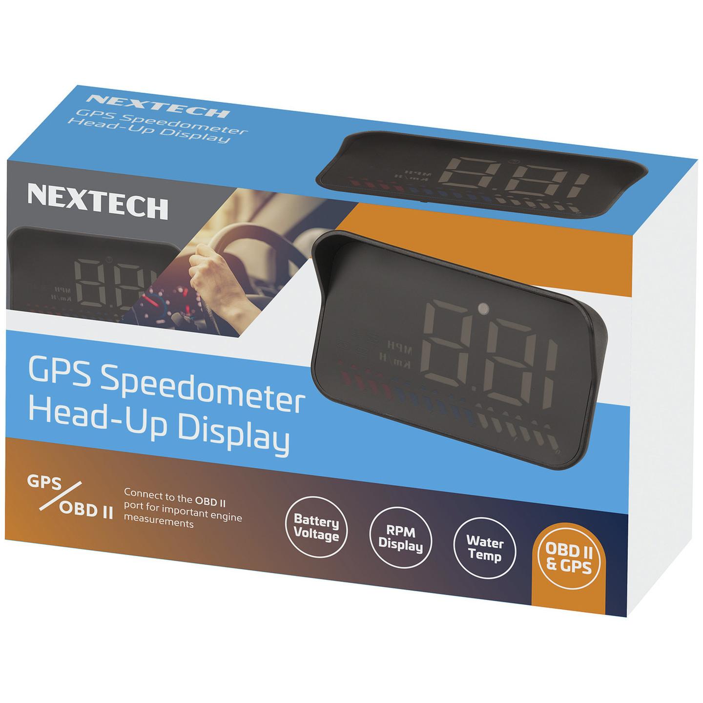 GPS Speedometer Head Up Display with OBDII Data