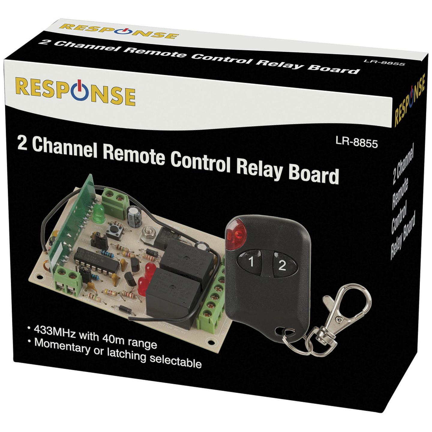 12 Volt Two Way Remote Control Relay Controller Board