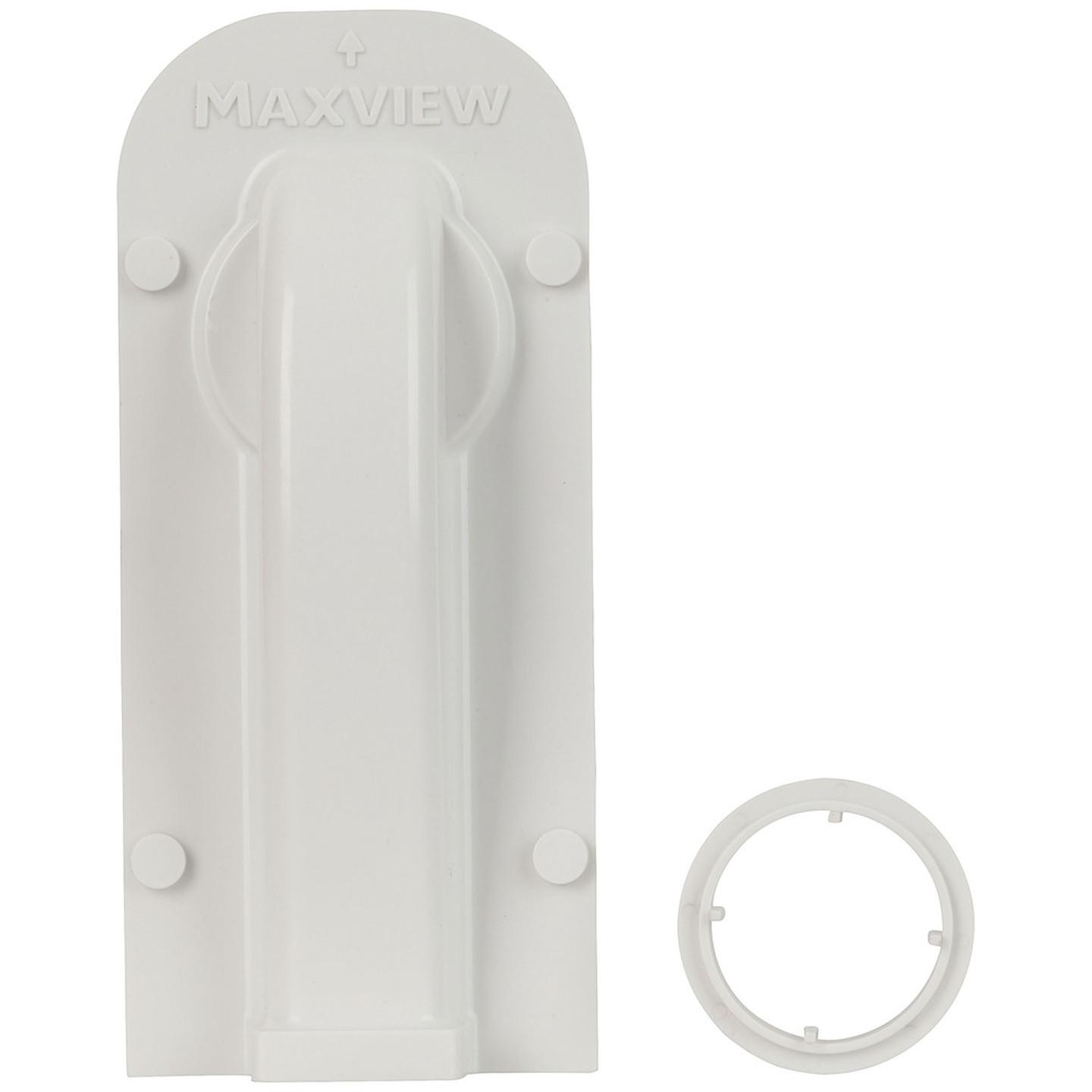 White Roof Mount Cable Entry Cover