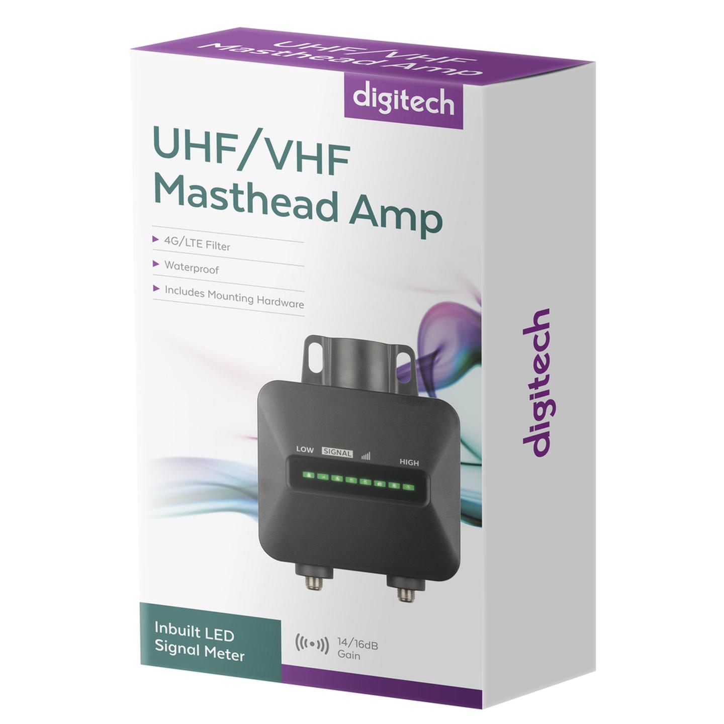 UHF/VHF Masthead Amp with Signal Meter